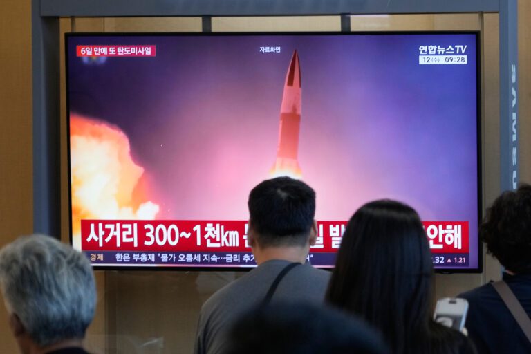 日本譴責北韓發射彈道導彈 首爾稱飛行逾700公里