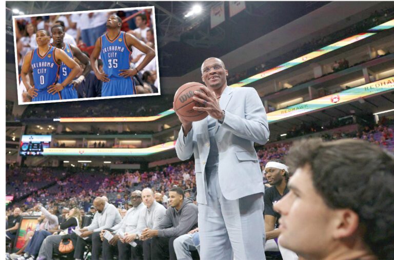 結束18年NBA職業生涯，威少體面告別賽場。2012年總決賽是他離總冠軍最近的一次（小圖）。路透社資料圖片