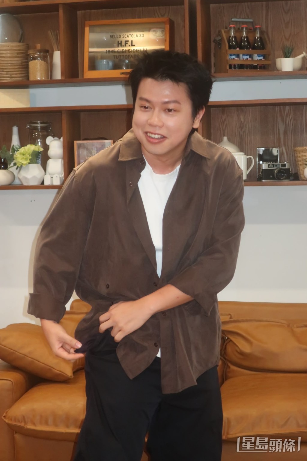 蘇致豪坦言對舞台演出感到有些緊張。