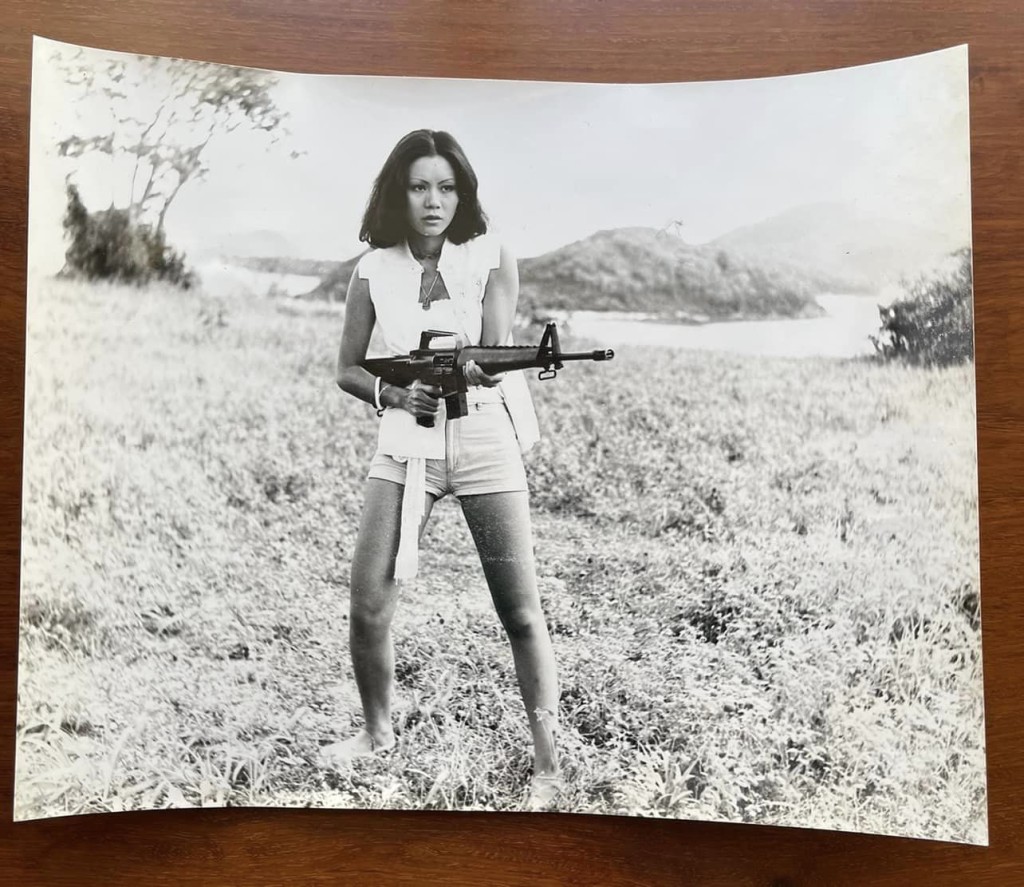 她透露該照片是70年代在泰國拍攝電影時所攝。