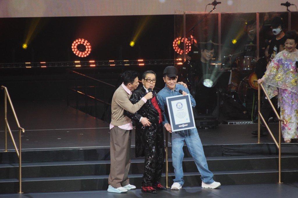 張家輝與劉德華這對《賭俠1999》組合難得同台。