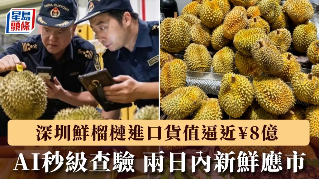 深圳鮮榴槤進口貨值近8億元創新高 專家分享挑選秘訣與健康提醒