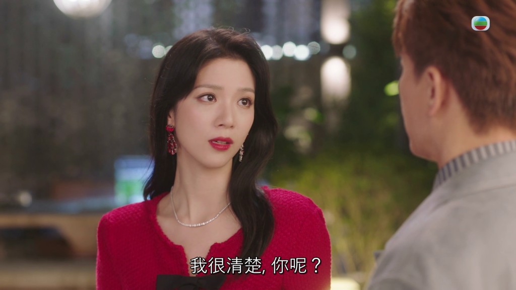 陳曉華在劇中霸氣地反過來教訓馬國明。