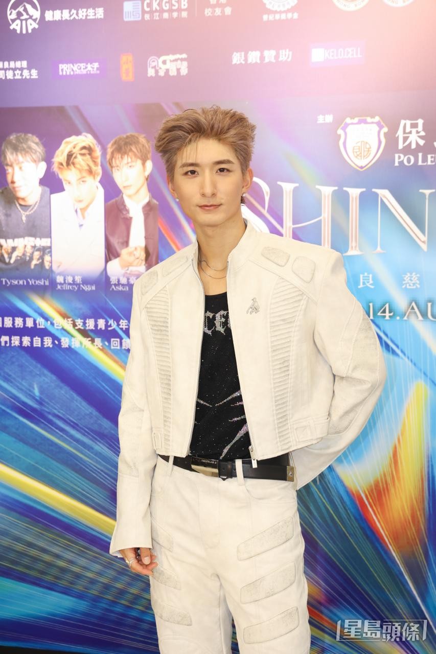 張馳豪在演唱會中獻唱。