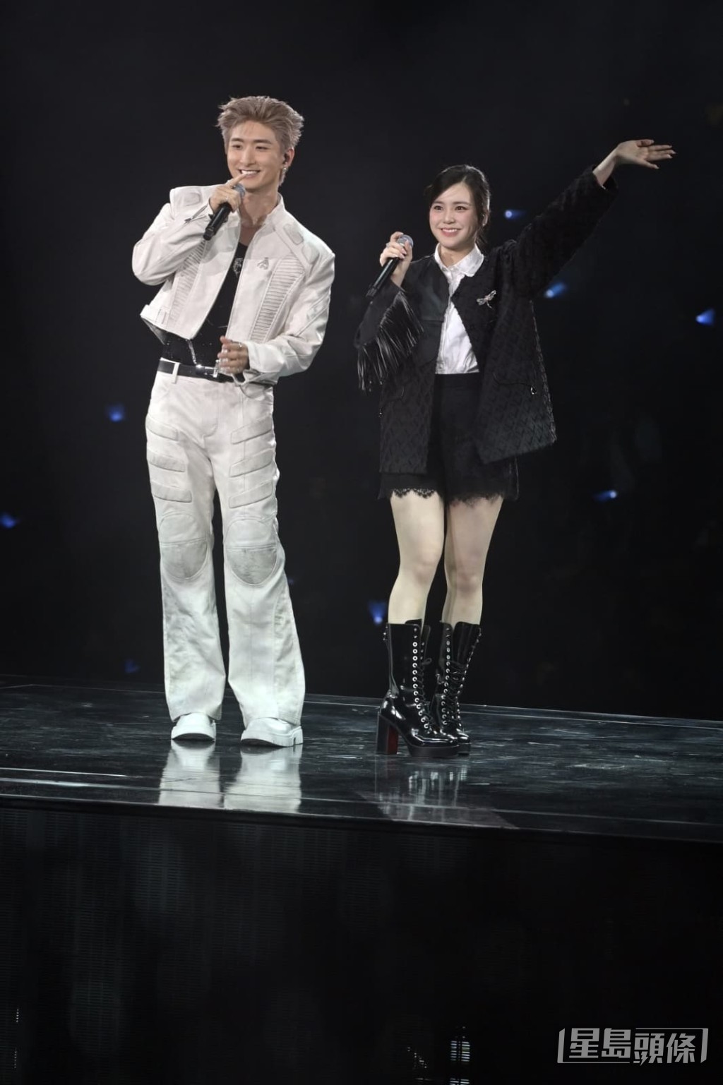 姚焯菲與張馳豪一同演出。