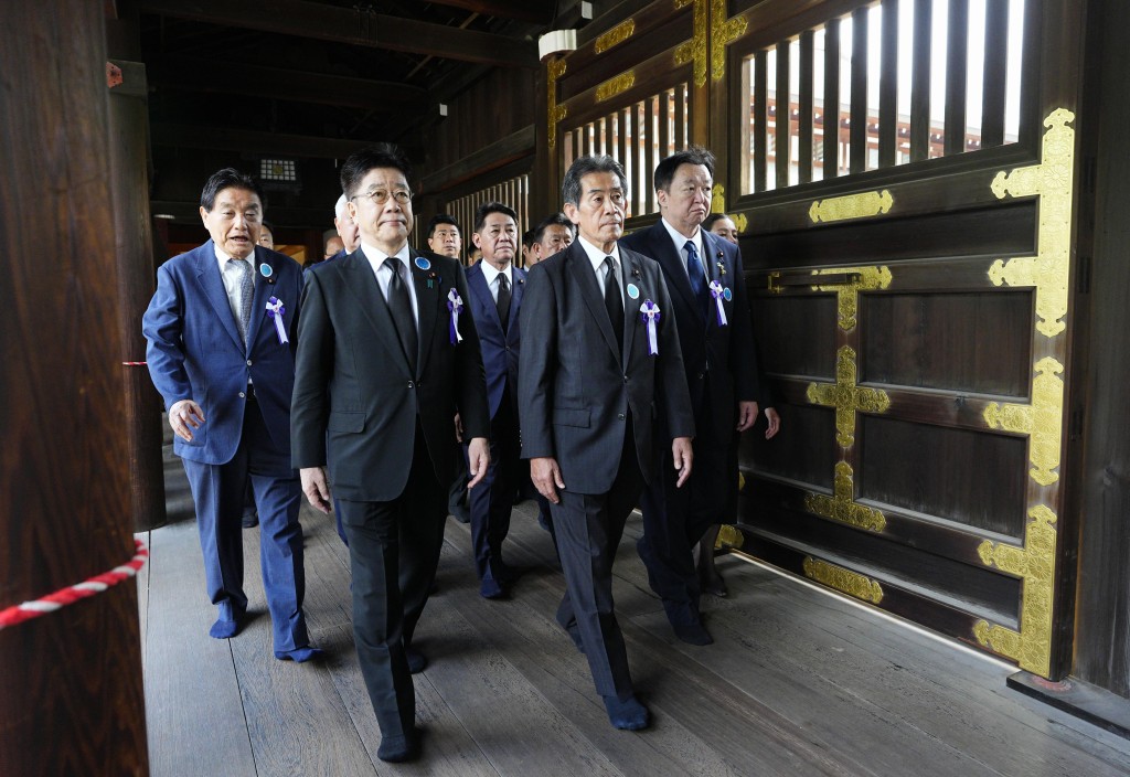 日本政要參拜靖國神社 中方提出嚴正交涉