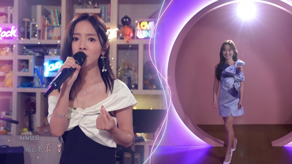 羅毓儀演唱《女神配對計劃》的主題曲《女神戀愛腦》。