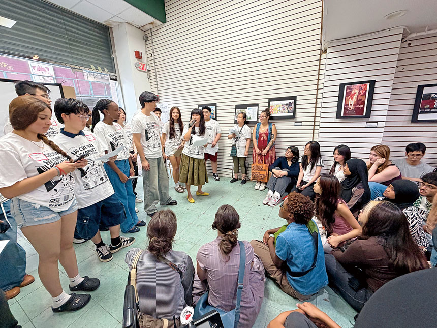 第20屆「青少年反仇恨犯罪藝術展」13日舉行開幕活動。