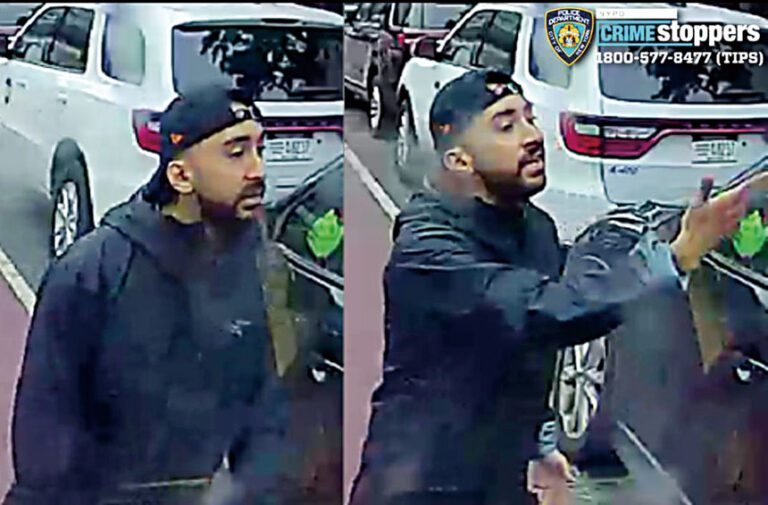 圖為涉案男嫌。 NYPD