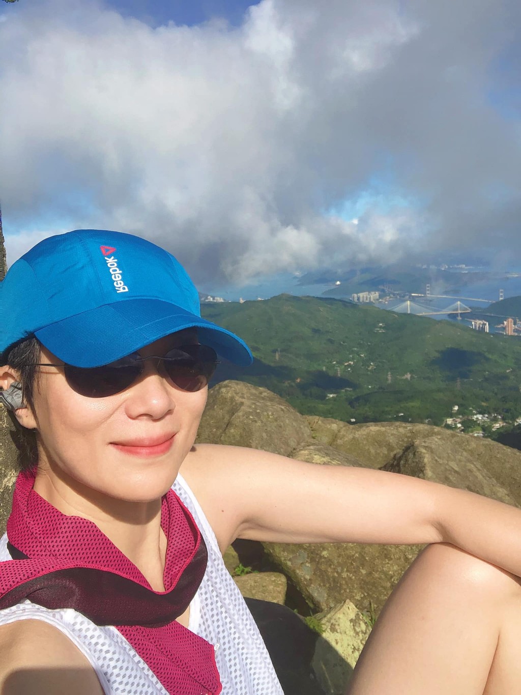 張可頤平日亦喜歡行山活動。
