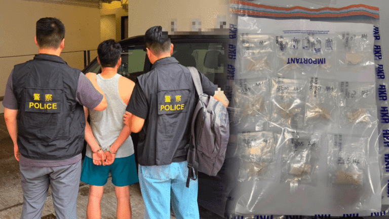 警方秀茂坪公屋搗破毒品儲存倉 檢獲市值290萬可卡因拘一男