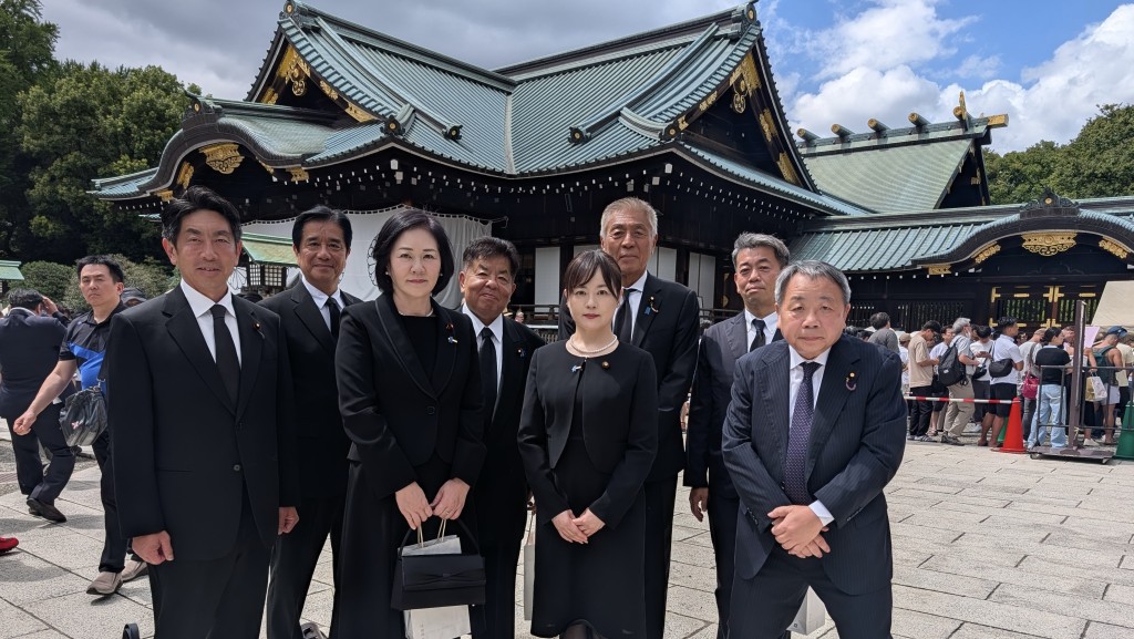 日籍華裔參議員石平再次參拜靖國神社 中方曾因其言行實施制裁