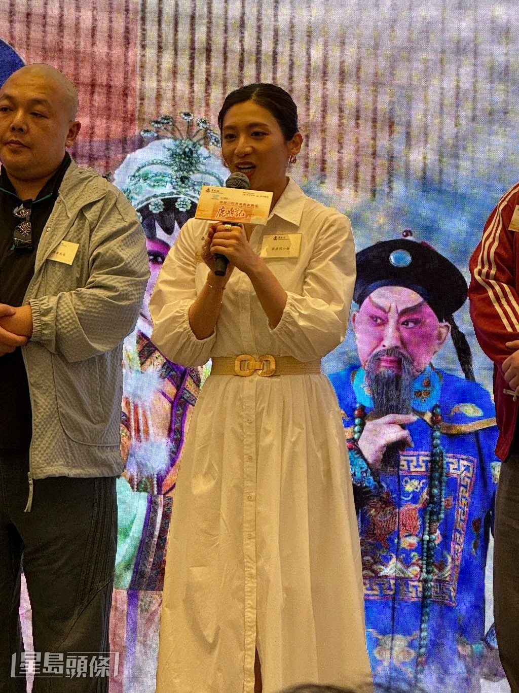 被問到劇中打戲,梁非同表示情節一定會很精彩。