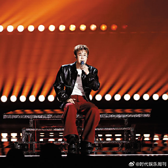 小瀋陽演出妝感厚重。網上圖片