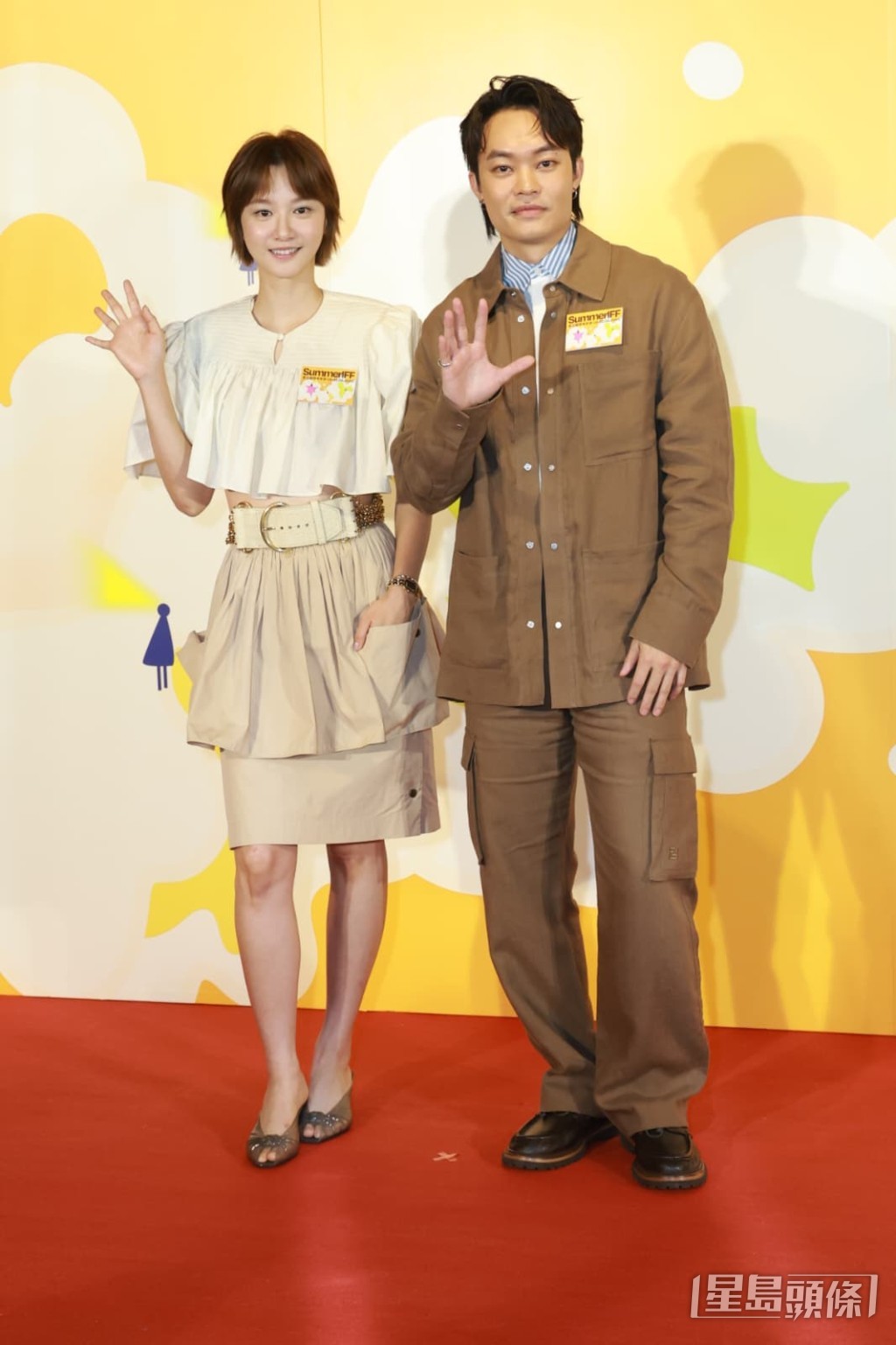 袁澧林和胡子彤同為影壇新晉演員。