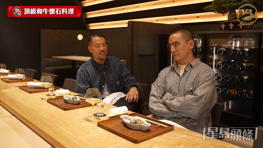 吳彥祖曾在網台節目投訴劇組飯盒難食。(YouTube@《Let's Go Eat with Brian》)