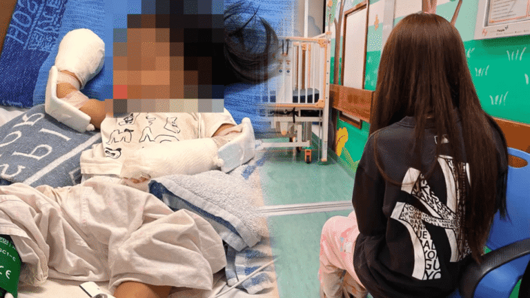 元朗幼童疑遭印傭以熱水灼傷 母親報警追究