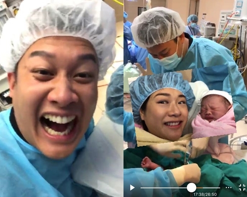 2017年,一蚊Joe在Big Big Channel直播老婆生仔的過程。