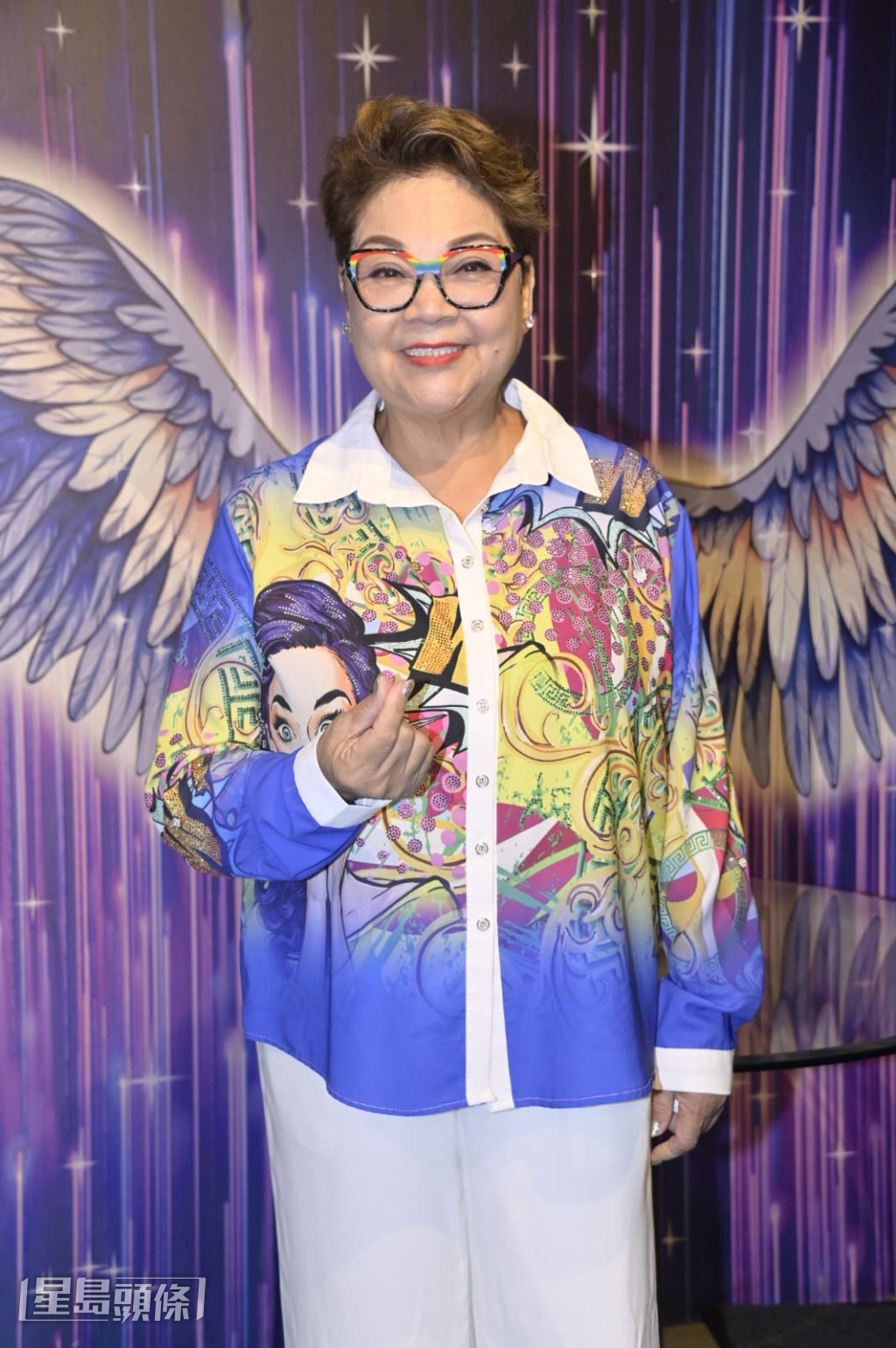 她表示前往美加登台可順道探望子女與孫兒。