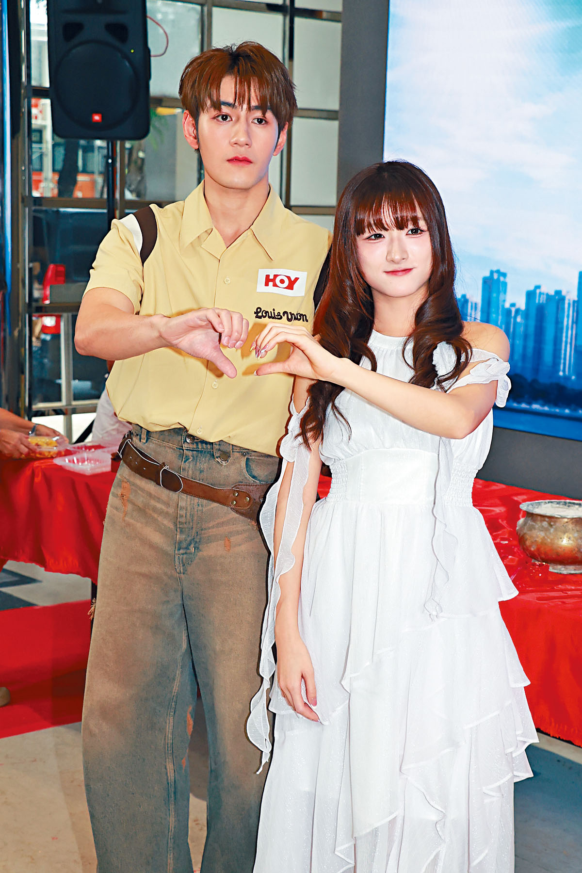 Ahyo與魏浚笙在新劇演情侶，但未獻出螢幕初吻。