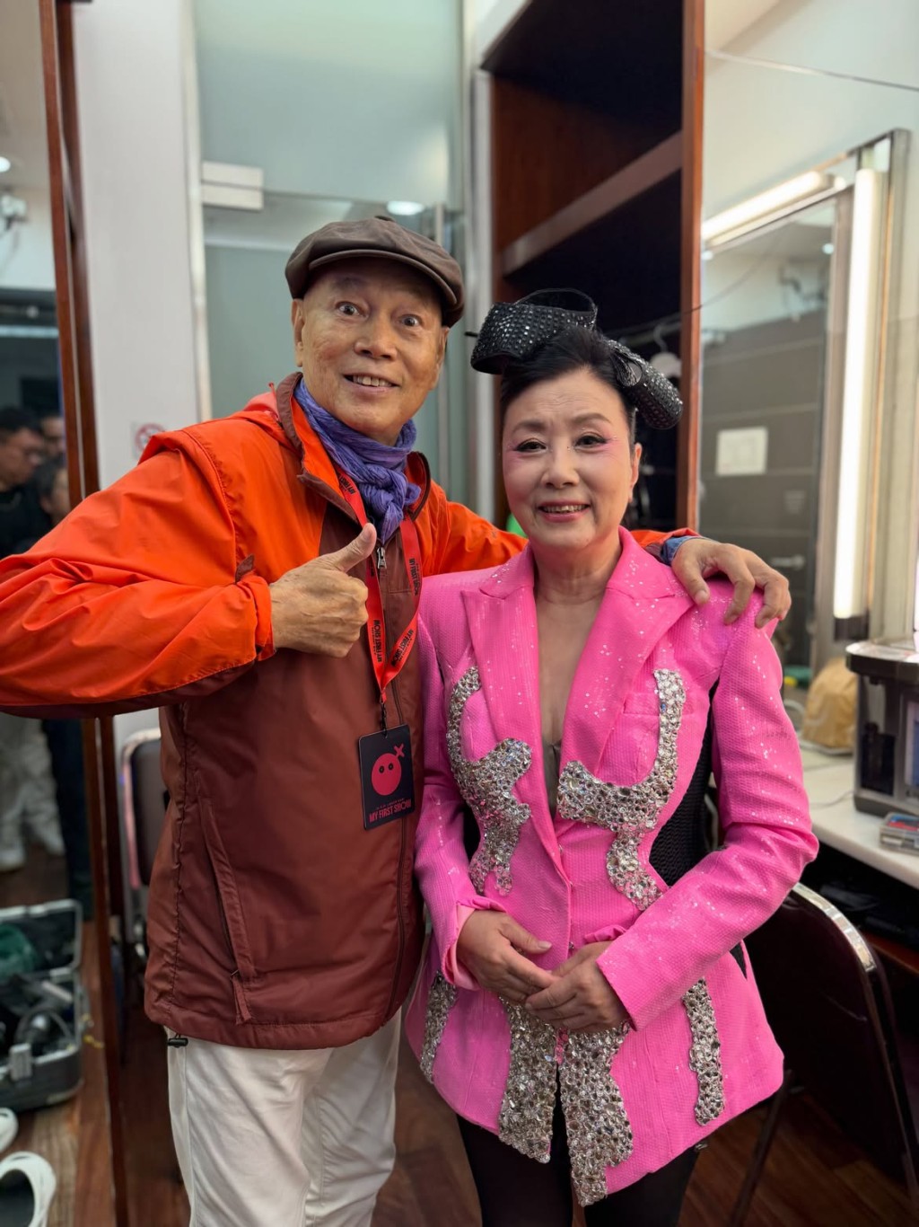 羅家英到場欣賞太太汪明荃的演出。