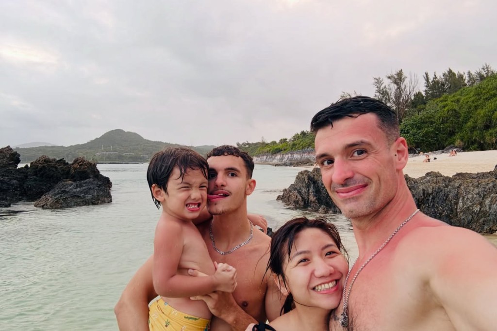 蔡宓婕擁有一個美滿家庭。