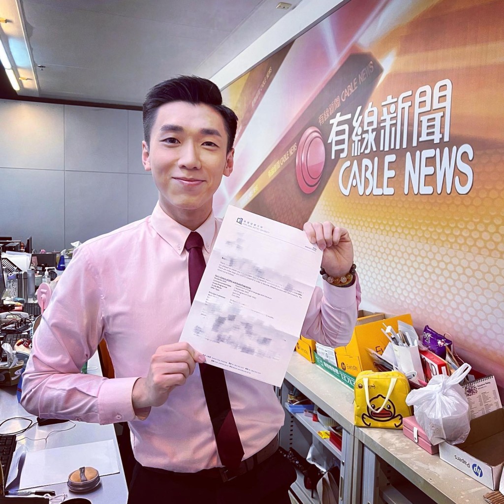 陳書君在工作之餘，亦繼續進修學習。
