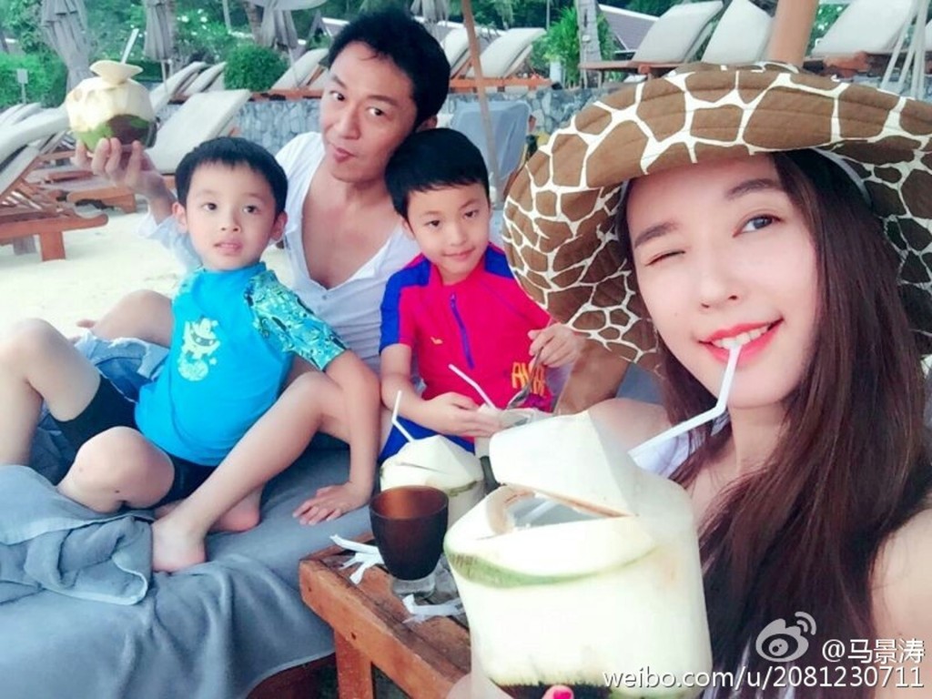 馬景濤與前妻吳佳尼育有兩個兒子。