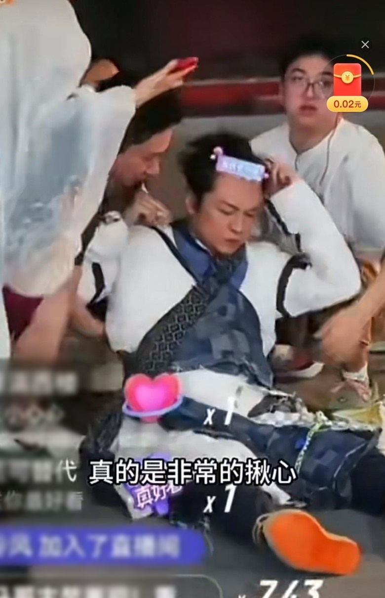 馬景濤當時狀態看來不適。