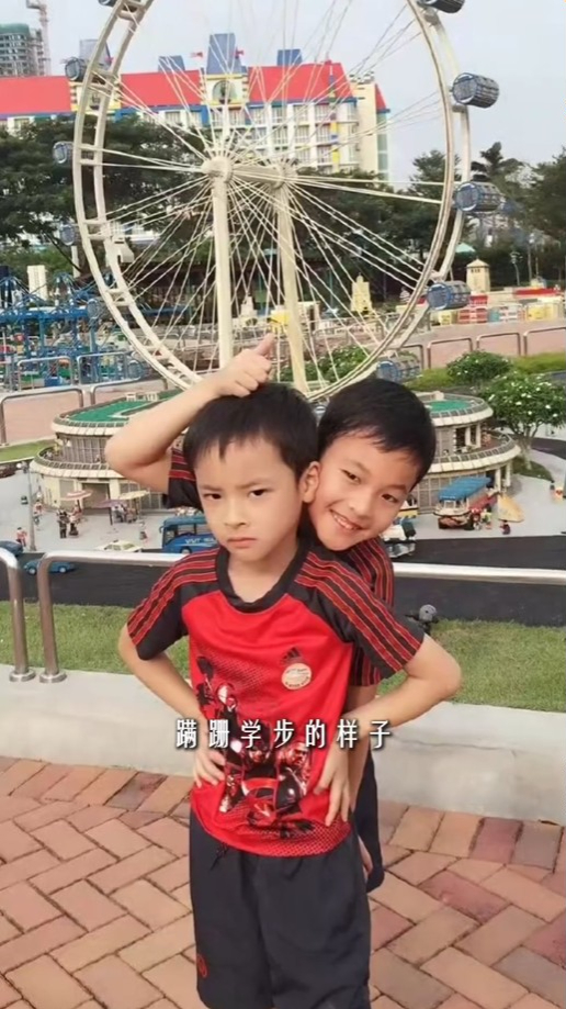馬景濤前妻分享兒子的成長片段。