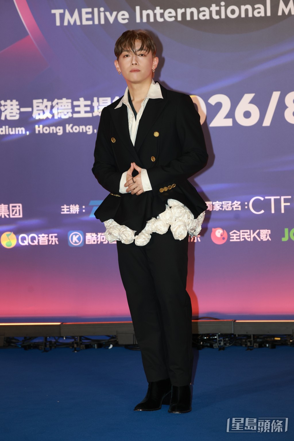 MC張天賦出席TIMA音樂大賞。