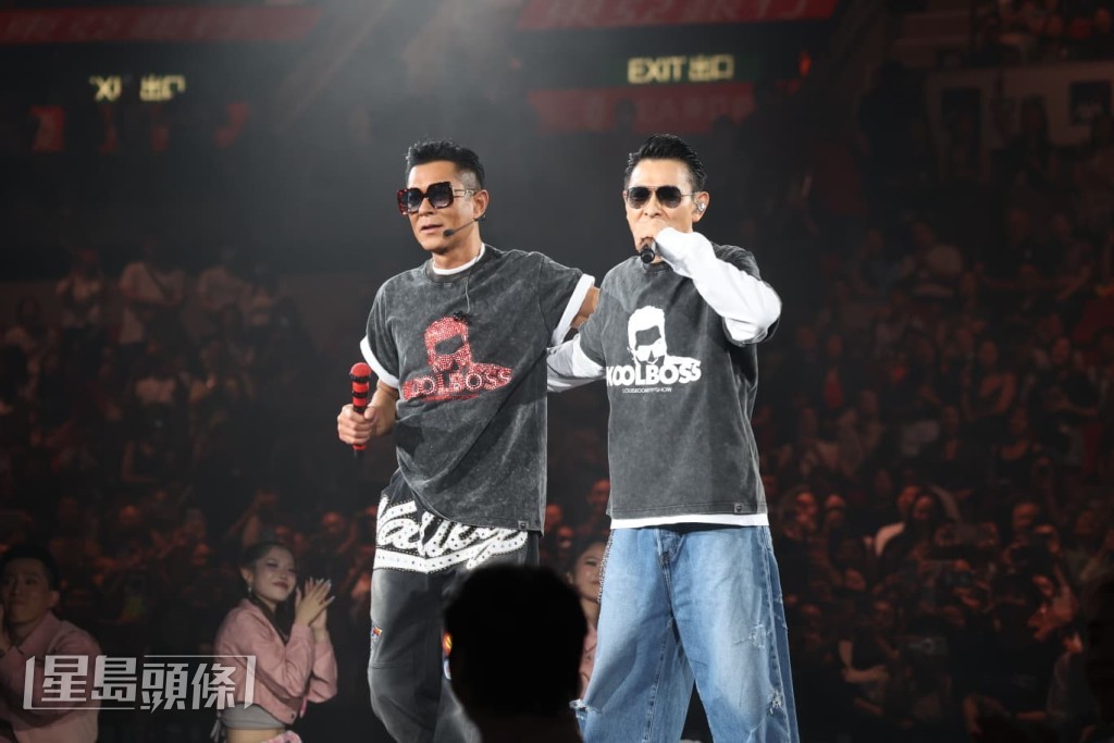 劉德華表示很喜歡這句話,並說:「我代表香港娛樂圈多謝你。」