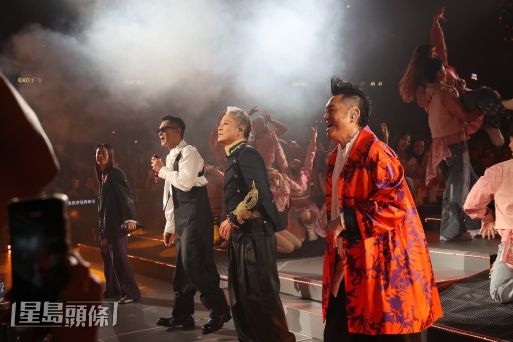 蔡一傑表示非常高興能見證古天樂的首個個人演唱會。