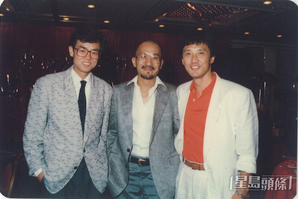 黃百鳴、麥嘉和石天(左起)被視為新藝城的靈魂人物。