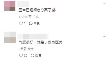 有網民猜測張曼玉可能曾接受醫學美容療程。
