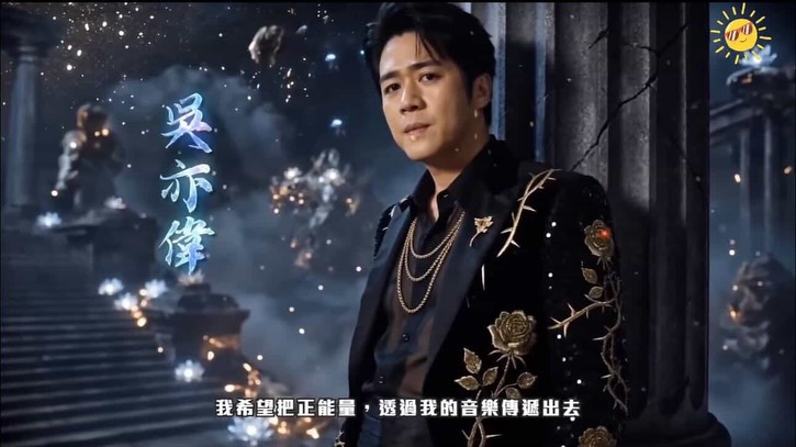 吳亦偉唱出自己的原創歌曲《吳亦偉》。