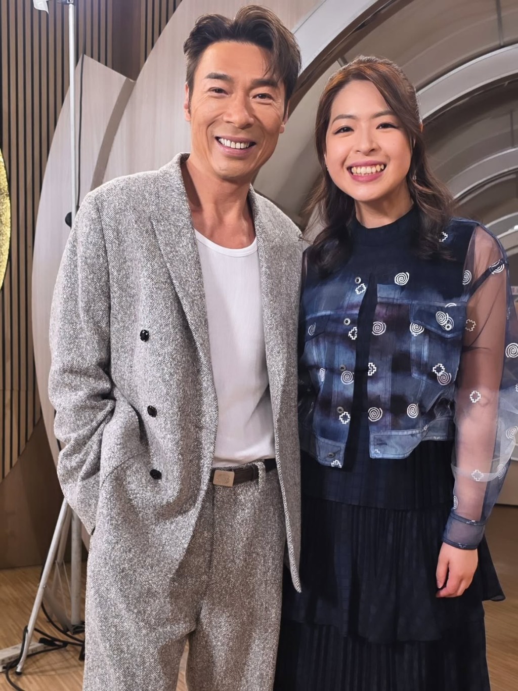 許美琪和許志安。