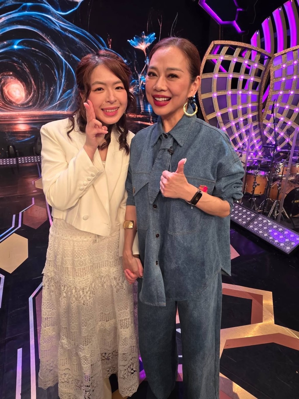 許美琪和陳松伶。