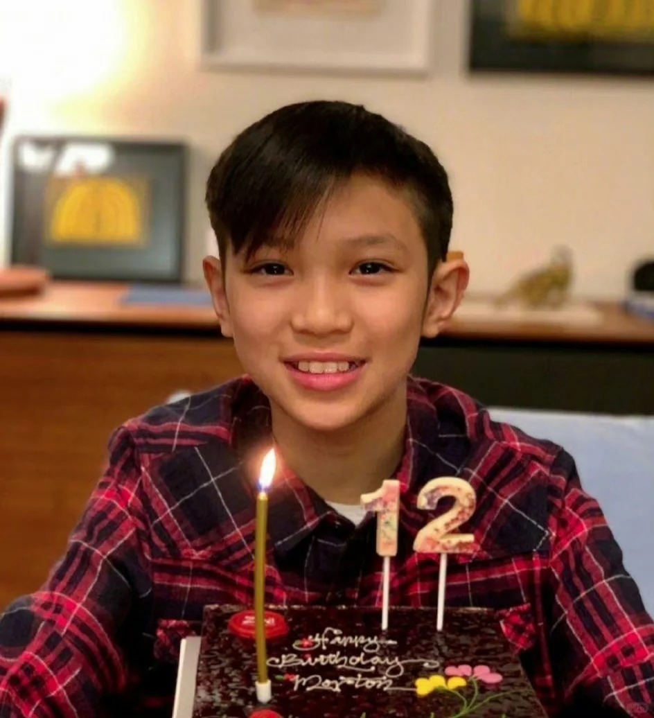 12歲時的張慕童。