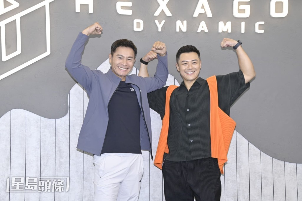 安仔表示:「去年關曜儁的健身工作室開幕我來支持,一年後再來,就是讓大家看到成果,證明一切值得。」