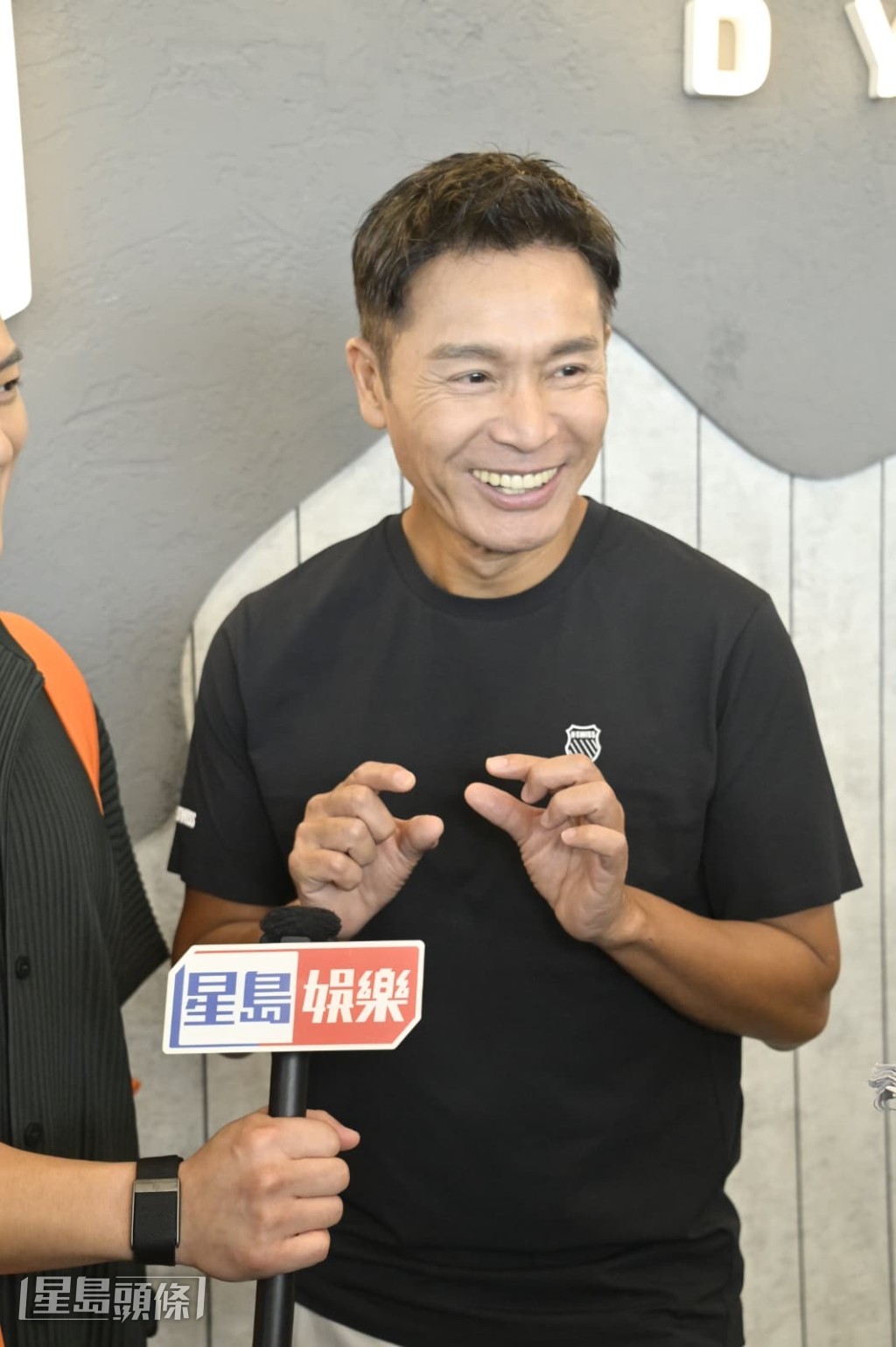 被問到會否計劃展示肌肉,安仔充滿信心地回應,表示會有那一天。