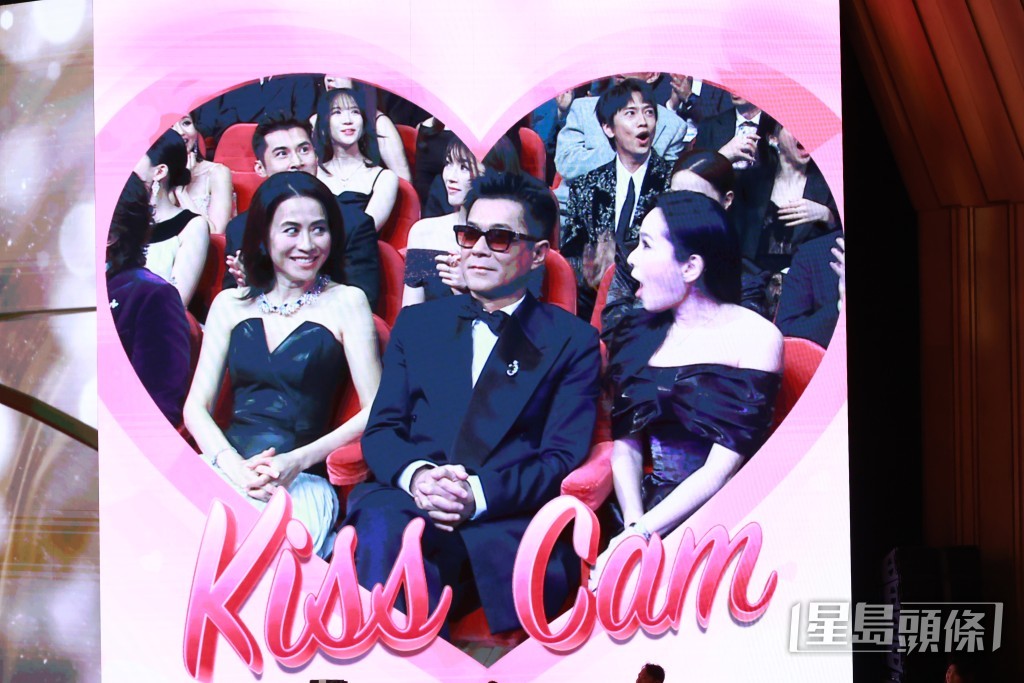 古天樂與宣萱日前在金像獎頒獎禮上被Kiss Cam鏡頭捕捉到。