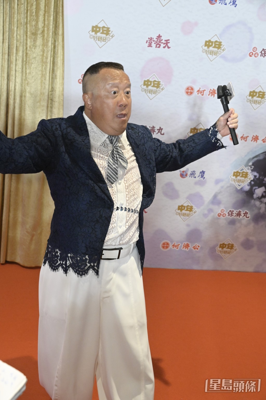 曾志偉監製的《狩謊》早前發生意外，他談及衛詩雅受傷的詳情。