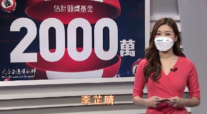 李芷晴自2019年起主持《六合彩》攪珠環節。