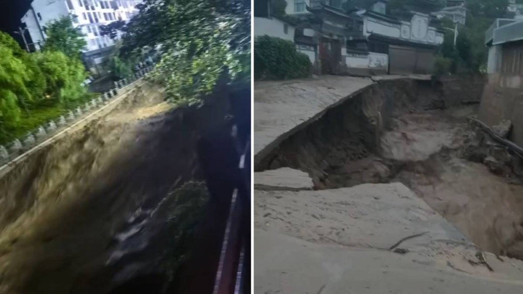 雲南鳳慶暴雨引發泥石流 已致2人死亡4人失蹤