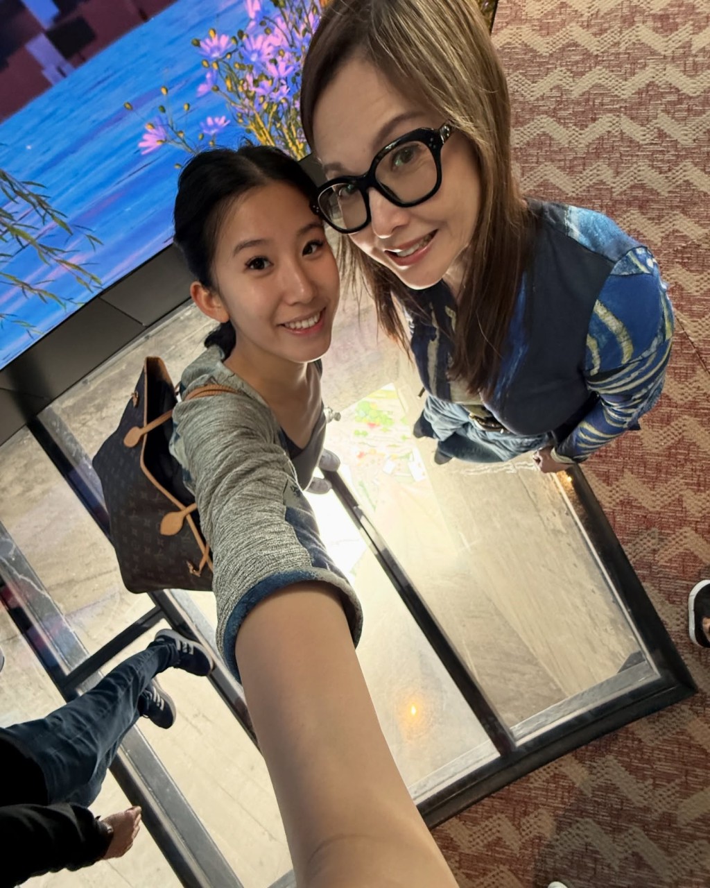 李婉華女兒近年到美國留學,母女見面機會減少。