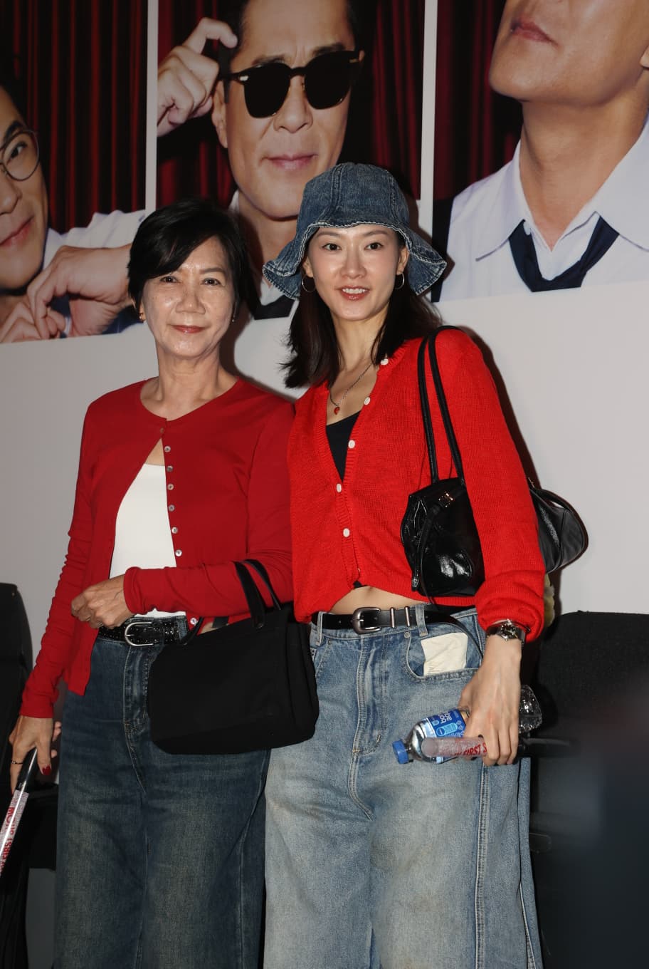 廖子妤的媽媽這次罕有地公開露面。