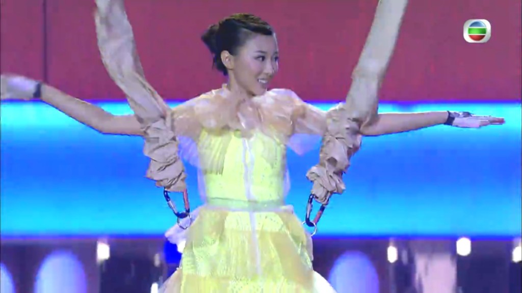 馬賽在港姐決賽中有不少表演環節。