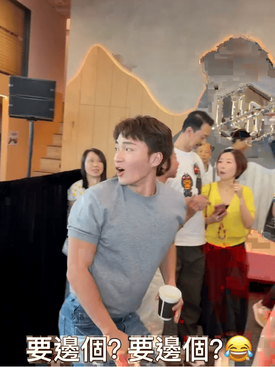 聽到江美儀的問題,周嘉洛立即轉身逃走,場面惹笑。