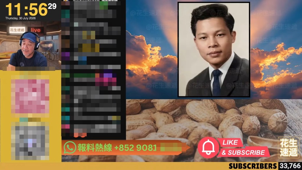 何伯曾表示希望長命百歲。